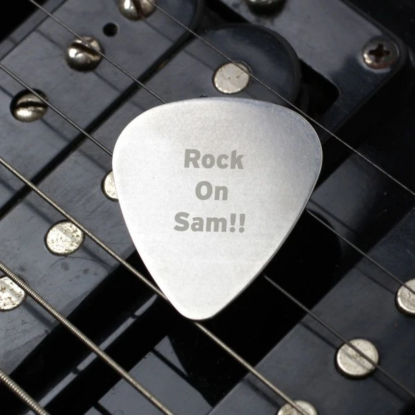 Personalised Silver Plectrum 3 Personalised Silver Plectrum - Image 3