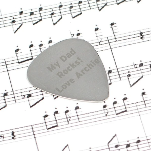 Personalised Silver Plectrum 4 Personalised Silver Plectrum - Image 4