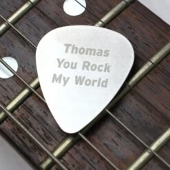Personalised Silver Plectrum 10 Personalised Silver Plectrum -PERSONALISE STORE p0102u63 4