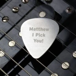 Personalised Silver Plectrum 11 Personalised Silver Plectrum -PERSONALISE STORE p0102u63 5
