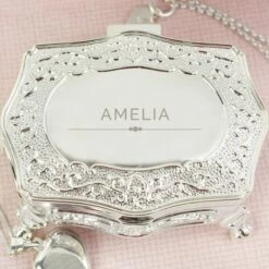 Personalised Classic Small Antique Trinket Box -PERSONALISE STORE p0102u66 6