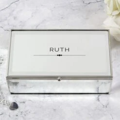 Personalised Classic Mirrored Jewellery Box -PERSONALISE STORE p0102u69 3