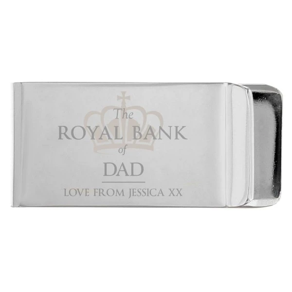 Personalised "Royal Bank Of..." Money Clip 2 Personalised "Royal Bank Of..." Money Clip - Image 2