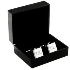 Personalised Initials Square Cufflinks -PERSONALISE STORE p0102u79 4