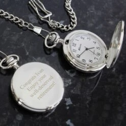 Personalised Formal Pocket Fob Watch -PERSONALISE STORE p0102u82 2