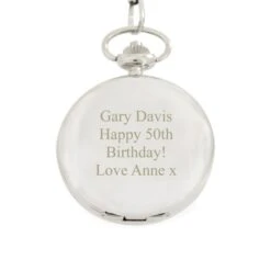 Personalised Formal Pocket Fob Watch -PERSONALISE STORE p0102u82 4