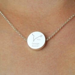 Personalised Pisces Zodiac Star Sign Silver Tone Necklace (February 19th - March 20th) 17 Personalised Pisces Zodiac Star Sign Silver Tone Necklace (February 19th - March 20th) -PERSONALISE STORE p0102v42 8