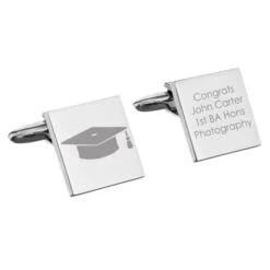 Personalised Graduation Square Cufflinks -PERSONALISE STORE p0102v49 6