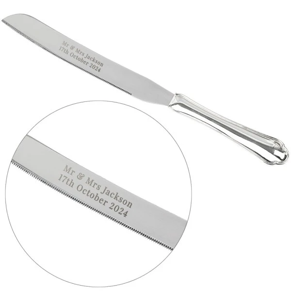 Personalised Modern Cake Knife 5 Personalised Modern Cake Knife - Image 5