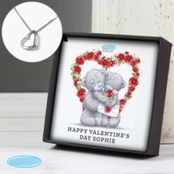Personalised Me To You Valentine Sentiment Heart Necklace And Box 7 Personalised Me To You Valentine Sentiment Heart Necklace And Box -PERSONALISE STORE p0102w59 2