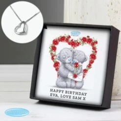Personalised Me To You Valentine Sentiment Heart Necklace And Box 9 Personalised Me To You Valentine Sentiment Heart Necklace And Box -PERSONALISE STORE p0102w59 4