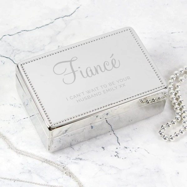 Personalised Rectangular Jewellery Box 3 Personalised Rectangular Jewellery Box - Image 3