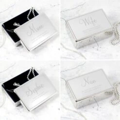 Personalised Rectangular Jewellery Box 8 Personalised Rectangular Jewellery Box -PERSONALISE STORE p0102w61 3