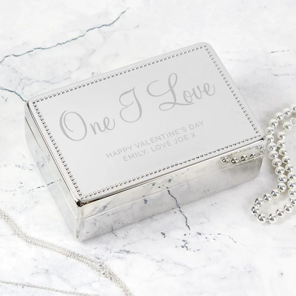 Personalised Rectangular Jewellery Box 5 Personalised Rectangular Jewellery Box - Image 5