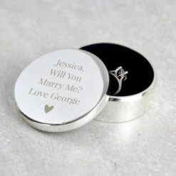 Personalised Ring Box -PERSONALISE STORE p0102w90 6