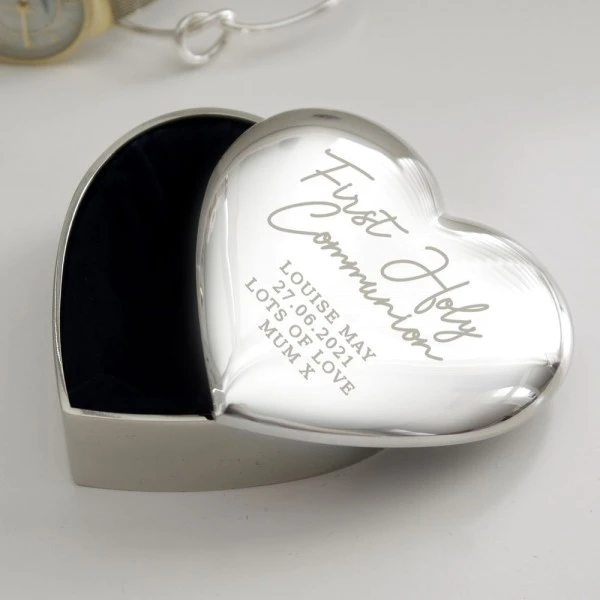 Personalised First Holy Communion Heart Trinket Box 3 Personalised First Holy Communion Heart Trinket Box - Image 3