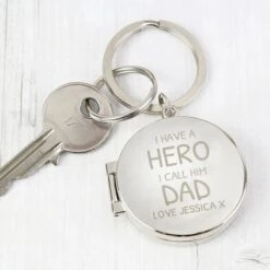 Personalised I Have A Hero Round Photo Keyring 7 Personalised I Have A Hero Round Photo Keyring -PERSONALISE STORE p0102x04 2