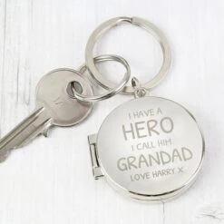 Personalised I Have A Hero Round Photo Keyring 8 Personalised I Have A Hero Round Photo Keyring -PERSONALISE STORE p0102x04 3