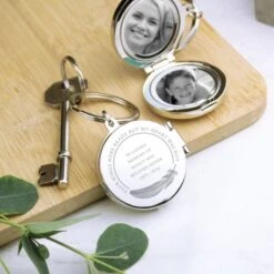 Personalised In Loving Memory Round Photo Keyring -PERSONALISE STORE p0102z27 3
