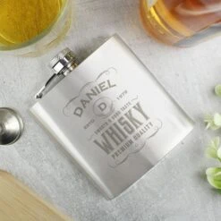 Personalised Whisky Hip Flask 9 Personalised Whisky Hip Flask -PERSONALISE STORE p0102z46 3