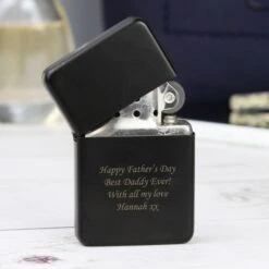 Personalised Black Lighter -PERSONALISE STORE p010342 2