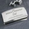 Personalised "The World's Greatest" Cufflink Box