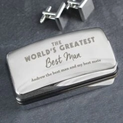 Personalised "The World's Greatest" Cufflink Box -PERSONALISE STORE p0103b52 5