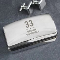 Personalised Birthday Big Age Cufflink Box -PERSONALISE STORE p0103b53 2