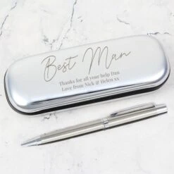 Personalised Free Text Pen And Box Set
