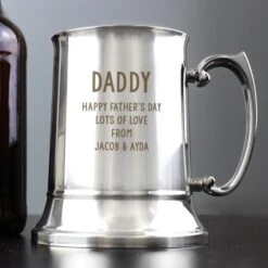 Personalised Free Text Stainless Steel Tankard 11 Personalised Free Text Stainless Steel Tankard -PERSONALISE STORE p0103c35 4