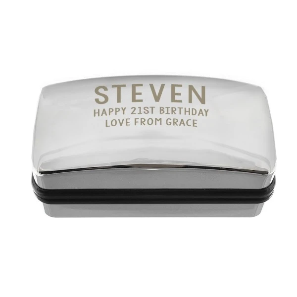 Personalised Free Text Cufflink Box 2 Personalised Free Text Cufflink Box - Image 2