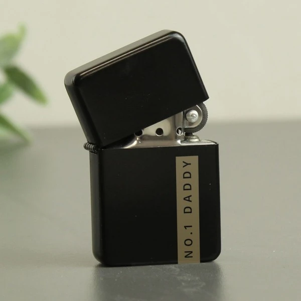 Personalised Name Only Black Lighter 2 Personalised Name Only Black Lighter - Image 2
