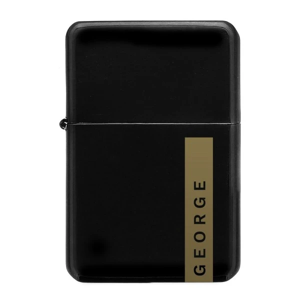 Personalised Name Only Black Lighter 5 Personalised Name Only Black Lighter - Image 5