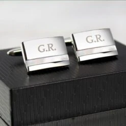 Personalised Mother Of Pearl Cufflinks -PERSONALISE STORE p010414 2