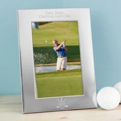 Personalised Golf 6x4 Silver Photo Frame -PERSONALISE STORE p0104i18 2