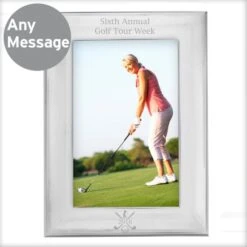 Personalised Golf 6x4 Silver Photo Frame -PERSONALISE STORE p0104i18 3