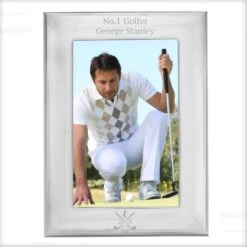 Personalised Golf 6x4 Silver Photo Frame -PERSONALISE STORE p0104i18 4