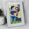 Personalised To The Moon And Back... 6x4 Silver Photo Frame