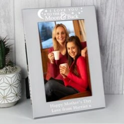 Personalised To The Moon And Back... 6x4 Silver Photo Frame -PERSONALISE STORE p0104j81 2
