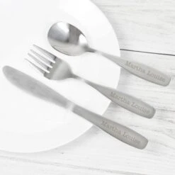 Personalised 3 Piece Cutlery Set -PERSONALISE STORE p0104j85 5