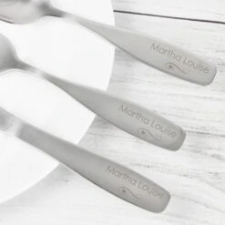 Personalised 3 Piece Swirls & Hearts Cutlery Set -PERSONALISE STORE p0104j93 3