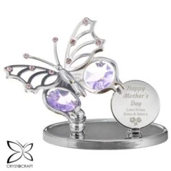 Personalised Happy Mothers Day Crystocraft Butterfly 5 Personalised Happy Mothers Day Crystocraft Butterfly -PERSONALISE STORE p0104k61 2
