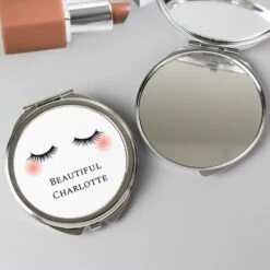 Personalised Eyelashes Compact Mirror -PERSONALISE STORE p0104k89 2