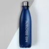 Personalised Bold Name Blue Metal Insulated Drinks Bottle