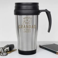 Personalised "Worlds Best" Travel Mug -PERSONALISE STORE p0104m26 2