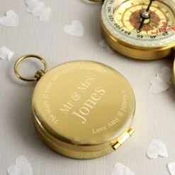 Personalised Wedding Compass -PERSONALISE STORE p0104m34 2