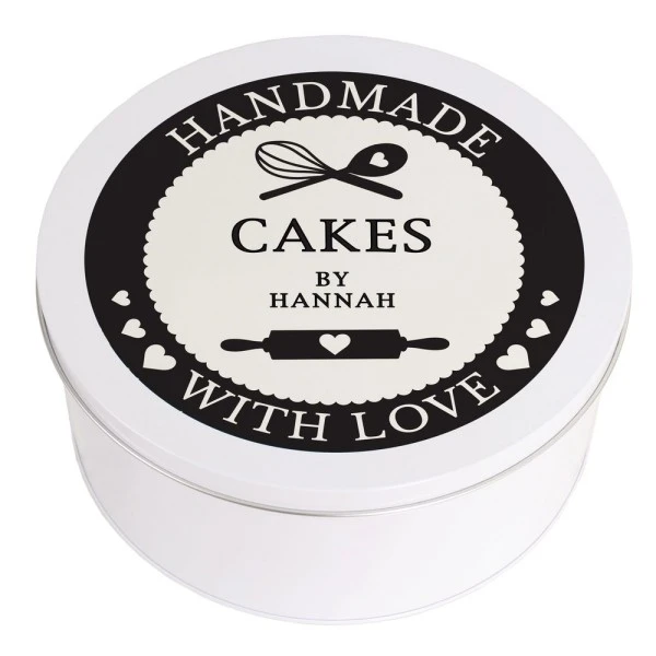 Personalised Handmade With Love Cake Tin 5 Personalised Handmade With Love Cake Tin - Image 5