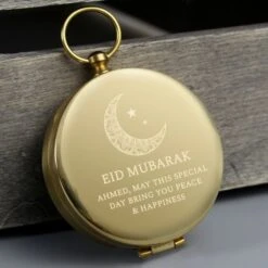 Personalised Eid And Ramadan Keepsake Compass -PERSONALISE STORE p0104m80 2