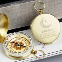 Personalised Eid And Ramadan Keepsake Compass -PERSONALISE STORE p0104m80 5