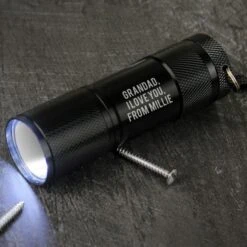 Personalised Free Text Mini Torch -PERSONALISE STORE p0104m89 2